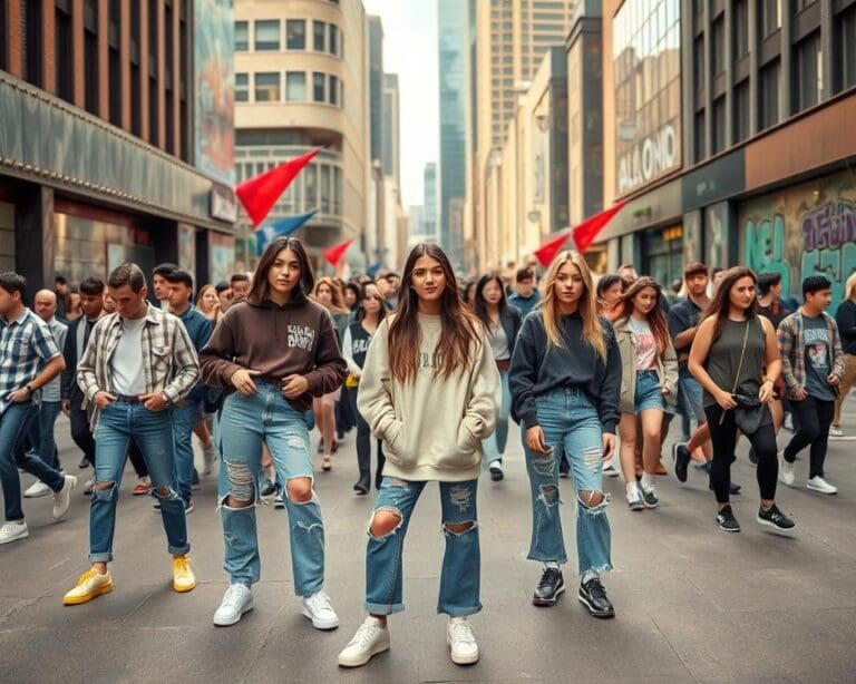 Streetstyle Inspiration fuer junge Erwachsene