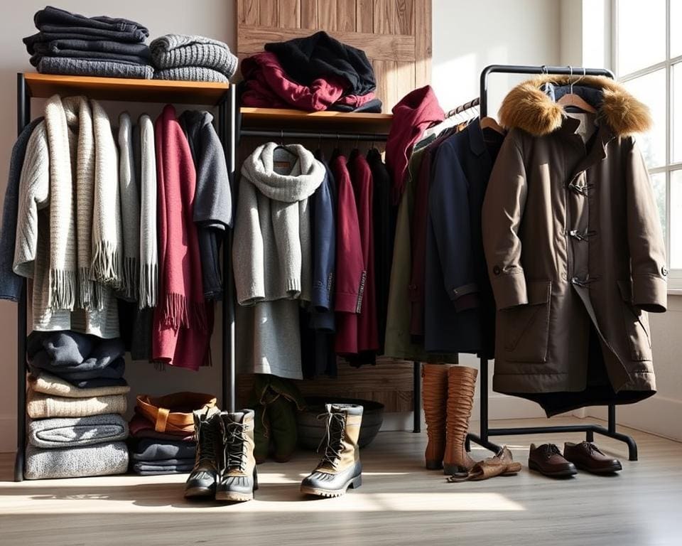 Wie baust du eine funktionale Wintergarderobe auf?