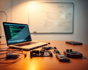 Wie entwickelst du Software fuer eingebettete Geraete?