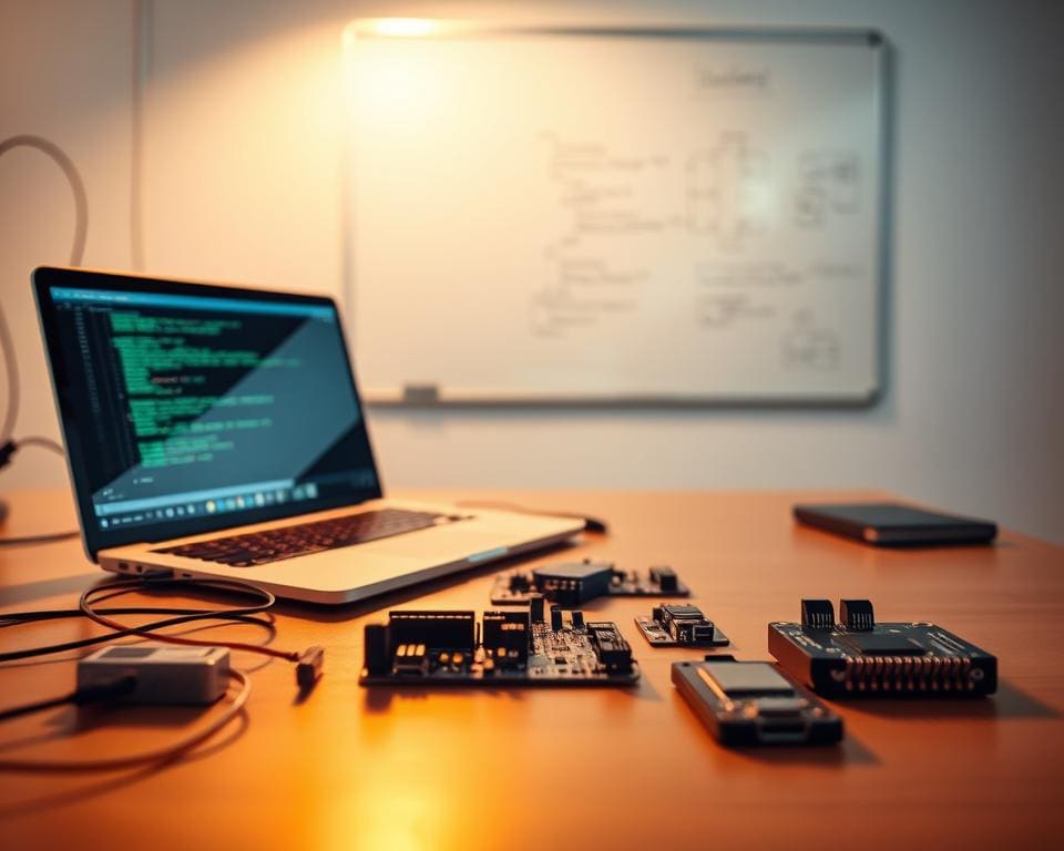 Wie entwickelst du Software fuer eingebettete Geraete?