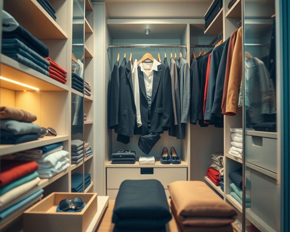 Wie ordnest du Kleiderschränke platzsparend?