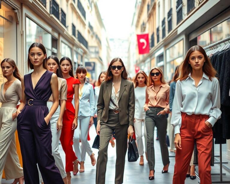 Wie entwickelt sich Damenmode international?