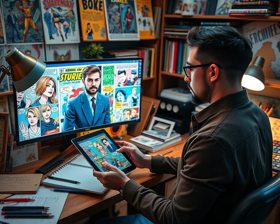 Wie funktioniert Comic erstellen KI mit eigenen Fotos?