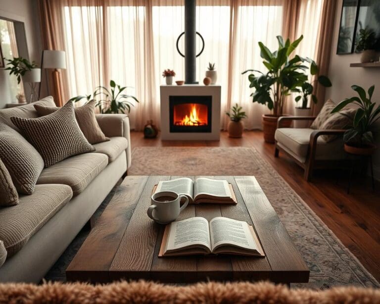 Wie richtet man ein gemütliches Wohnzimmer ein?