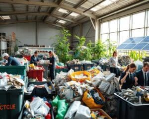 Wie unterstützt ein Entsorgungsdienst Unternehmen nachhaltig?