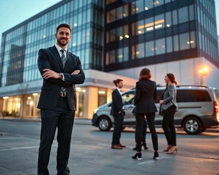 Wie unterstützt ein Sicherheitsdienst Gewerbekunden?