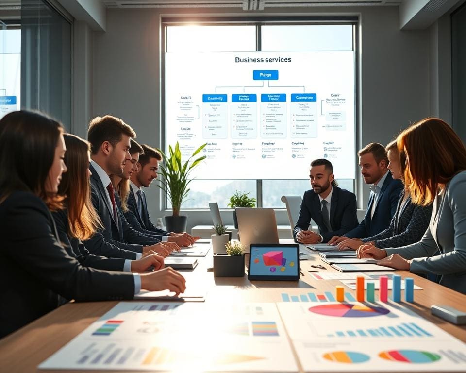 Welche Services helfen Unternehmen beim Strukturaufbau?