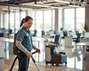 Wie arbeitet ein Gebäudereiniger im Objektservice?