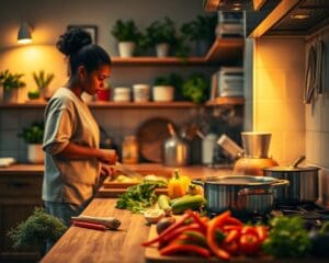 Wie wird Kochen zum Ausgleich nach einem langen Tag?