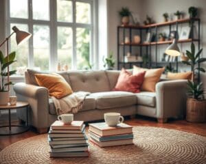 Wie richtet man ein Wohnzimmer gemütlich ein?