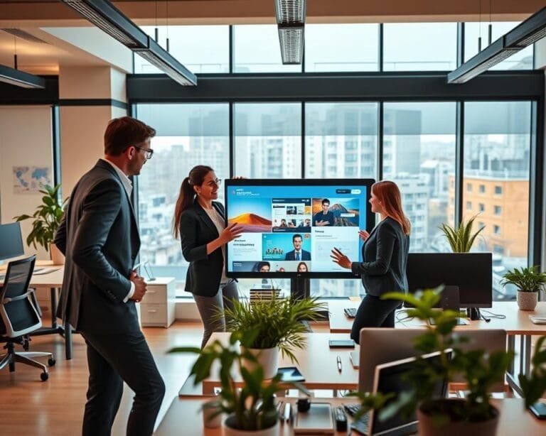 modernes Webdesign Unternehmen