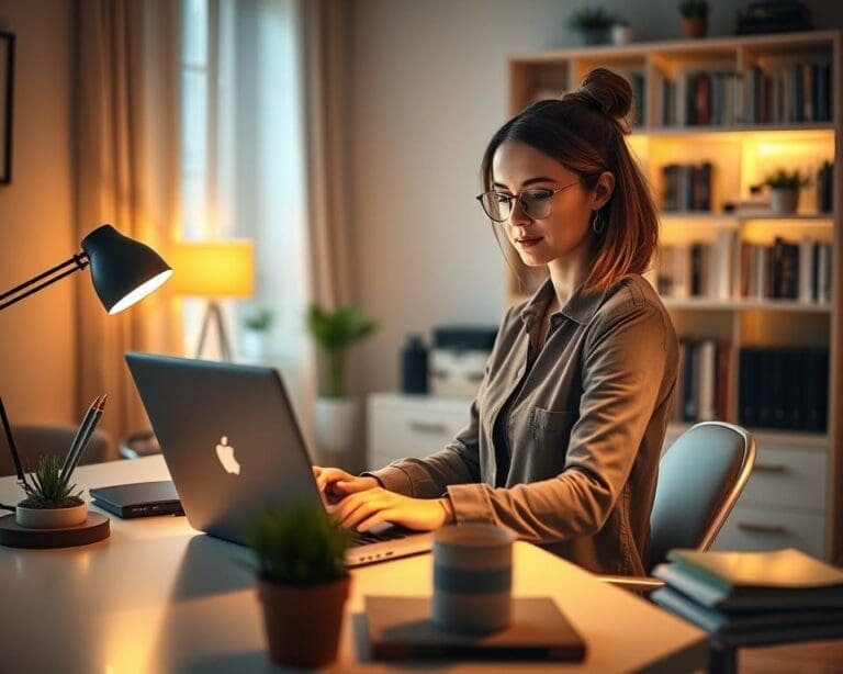 Beleuchtung Arbeiten zuhause