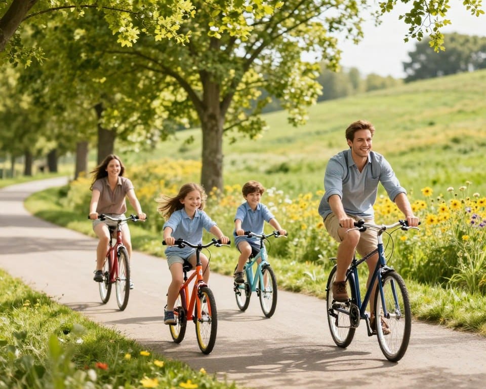 Fahrradtour Familie