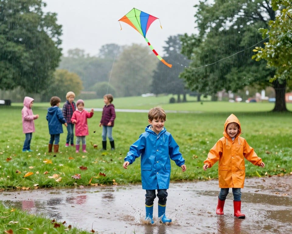 Regentag mit Kindern